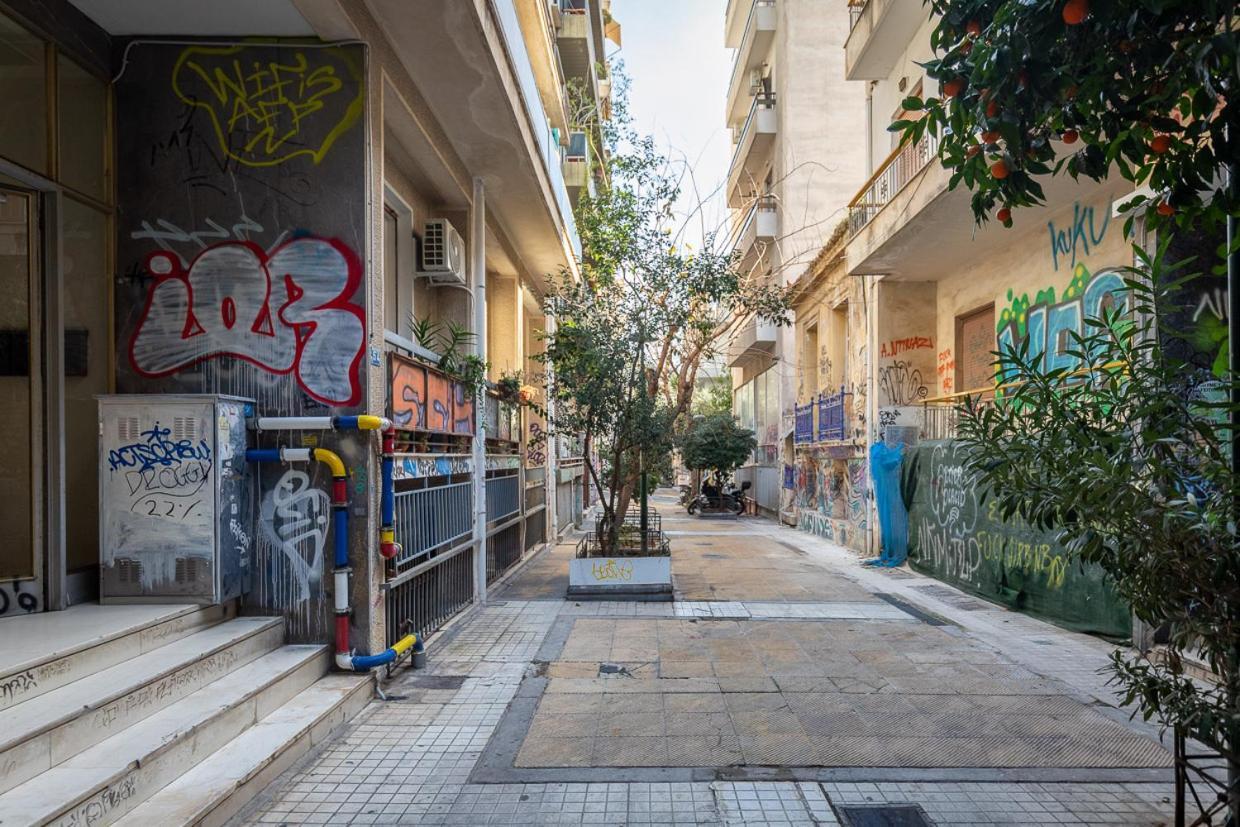 אתונה Comfort Aparment In Exarcheia מראה חיצוני תמונה